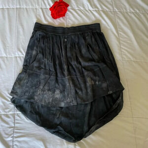 Raquel Allegra tye dye hi Lo mini skirt